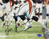 Bill Romanowski Autographed 8x10 Photo with Display Plaque - Beckett COA