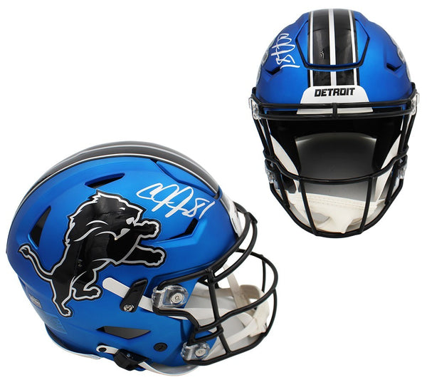 Calvin Johnson Signed Detroit Lions Speed Flex Authentic Alternate 24 NFL Helmet