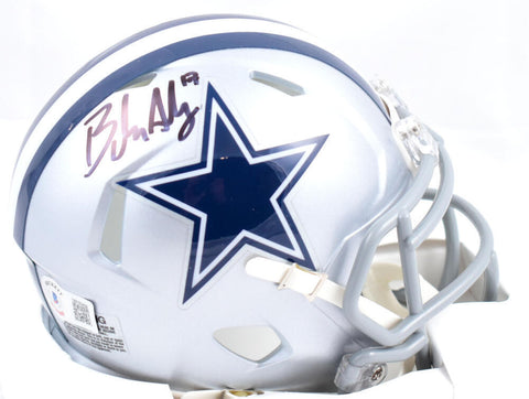 Brandon Aubrey Autographed Dallas Cowboys Speed Mini Helmet - Beckett W Hologram