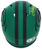 Jordan Love Autographed Green Bay Packers RAVE Speed Mini Helmet Beckett Witness