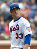 Matt Harvey Signed New York Mets Custom Jersey ( PSA COA ) Former N Y Ace