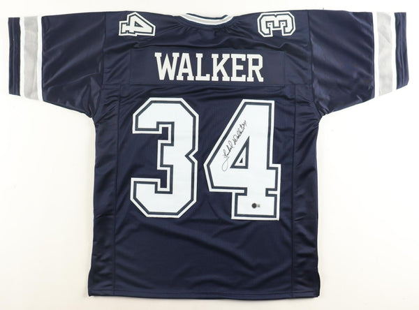 Herschel Walker Signed Dallas Cowboys Jersey (Beckett) Ex-Georgia Running Back