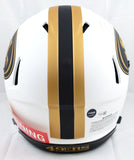 Jerry Rice Autographed 49ers F/S Lunar Speed Authentic Helmet - Fanatics *Gold