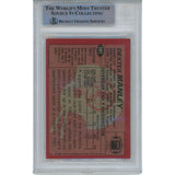 Dexter Manley Autographed 1983 Topps #191 Slabbed Trading Card Beckett 49386