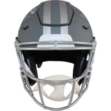 Dak Prescott Autographed Dallas Cowboys SpeedFlex Slate Helmet Beckett 50859