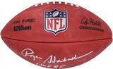 Roger Staubach Dallas Cowboys Signed Duke Full Color Football with "HOF 85" Insc