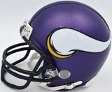 Randy Moss Autographed Vikings Purple Speed Mini Helmet Beckett Witness #W634182