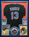FRAMED NEW YORK METS BILLY WAGNER AUTOGRAPHED INSCRIBED JERSEY JSA COA
