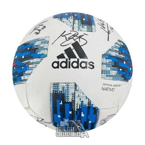 2018 Columbus Crew SC Auto Match Used Soccer Ball - JSA/Fanatics LOA (22 Sigs)