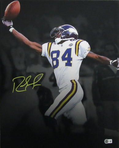 Randy Moss HOF Autographed/Signed Vikings 16x20 Photo ITP Beckett 201589