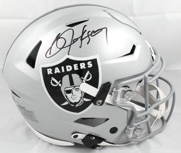 Bo Jackson Autographed Raiders F/S Speedflex Helmet - Beckett W Hologram