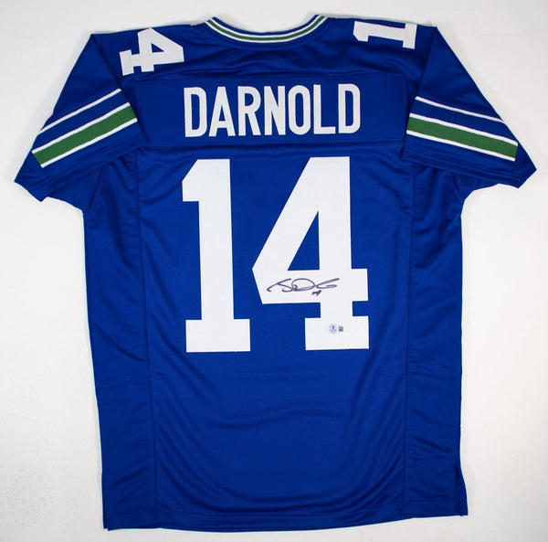 Sam Darnold Signed Seattle Seahawks Jersey (Beckett) 2xPro Bowl Quarterback
