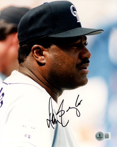Don Baylor Autographed/Signed Colorado Rockies 8x10 Photo Beckett 51617