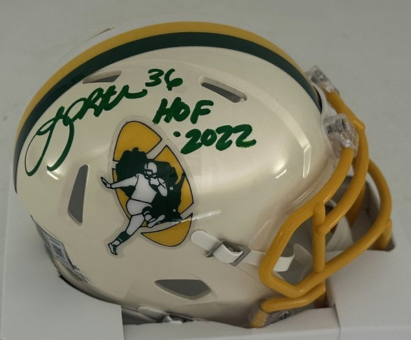 Packers LEROY BUTLER Signed Riddell RETRO Speed Mini Helmet AUTO - BAS