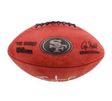 Steve Young Signed San Francisco 49ers Wilson Metallic NFL Football