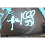 Luke Kuechly Autographed Carolina Panthers Eclipse Mini Helmet Beckett 33746