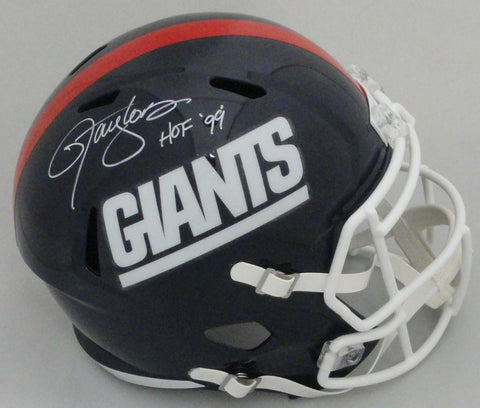 Giants LAWRENCE TAYLOR Signed Full Size Replica Speed Helmet AUTO w/ HOF - BAS