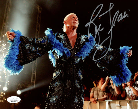 RIC FLAIR AUTOGRAPHED SIGNED 8X10 PHOTO JSA STOCK #203561