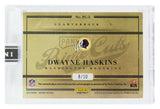 Dwayne Haskins Washington Signed 2019 Panini Prime Cut 8:10 LE Rookie
