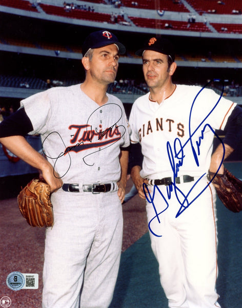 Gaylord Perry Jim Perry Signed San Francisco Giants 8x10 Photo Beckett 57577