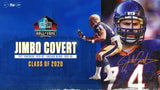 Jim Covert Signed Chicago Bears Jersey Inscribed "HOF 20" (JSA COA) 1985 SB XX