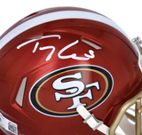 TREY LANCE Autographed San Francisco 49ers Flash Mini Speed Helmet FANATICS