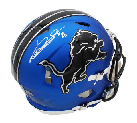 Ndamokung Suh Signed Detroit Speed Authentic Alternate 2024 Dark Blue NFL Helmet