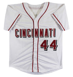 Elly De La Cruz Authentic Signed White Pro Style Jersey w/ Dropshadow BAS 2