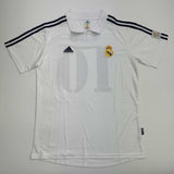 Autographed/Signed Luis Figo Real Madrid White Jersey Beckett BAS COA