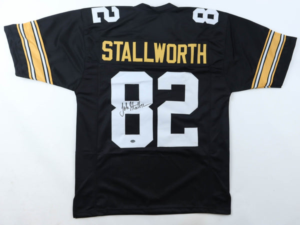 John Stallworth Signed Pittsburgh Steelers Jersey Player Holo 4xSuper Bowl Champ