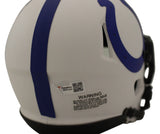 Carson Wentz Autographed Indianapolis Colts Lunar Mini Helmet Fanatics 36028