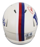 Giants Abdul Carter Authentic Signed Retro Speed Mini Helmet BAS Witnessed