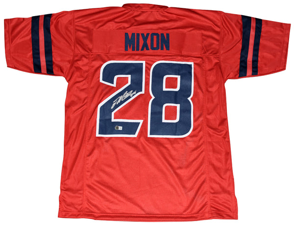 JOE MIXON AUTOGRAPHED HOUSTON TEXANS 2024 NEW #28 RED JERSEY BECKETT