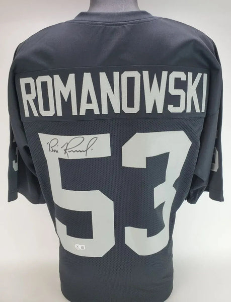 Bill Romanowski Signed Oakland Raiders Jersey (Beckett) 4xSuper Bowl Champion