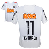 Neymar Jr Signed Santos FC Home Soccer Jersey #11 with Beckett COA