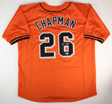 Matt Chapman Signed San Francisco Giants Jersey (Beckett) 5xGold Glove/3rd base