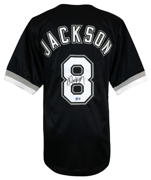 Bo Jackson (CHICAGO WHITE SOX) Signed Black Custom Baseball Jersey (BECKETT COA)