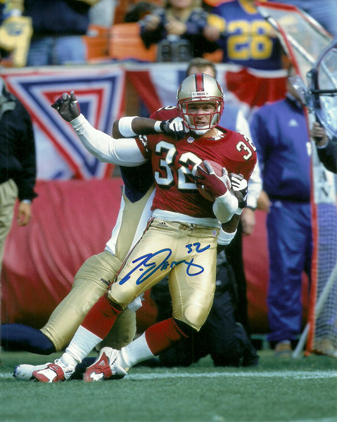 San Francisco 49ers TRAVIS JERVEY Signed 8x10 AUTO Photo #1