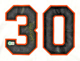 Orlando Cepeda Signed San Francisco Giants Jersey (Beckett) 1967 MVP / 1958 ROY
