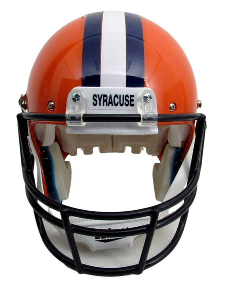 Joe Morris Syracuse Signed/Inscr Orange Full Size Authentic Helmet JSA – Super Sports Center