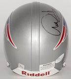 Andre Tippett Signed Patriots Mini Helmet (JSA COA) Super Bowl XX Linebacker HOF
