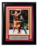Hulk Hogan Jimmy Hart Signed Framed 8x10 WWE Wrestling Photo JSA Hologram