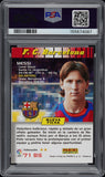 Lionel Messi Signed 2004 Panini Megacracks #71 Rookie Card - PSA 5 AUTO 10
