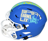 JALEN HURTS SIGNED PHILADELPHIA EAGLES SUPER BOWL SPEEDFLEX HELMET W/ SB LIX MVP