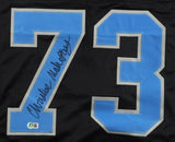 Christian Mahogany Signed Detroit Lions Jersey (Beckett) 2024 Draft Pick/ O-Line