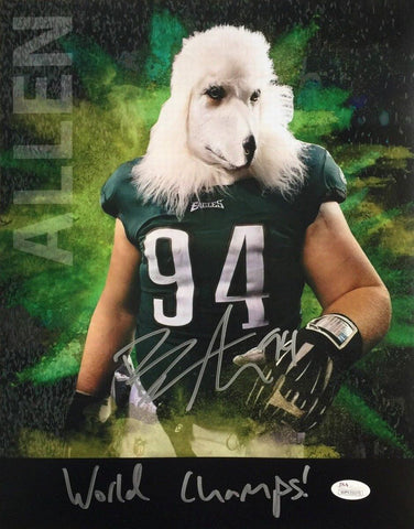 Beau Allen Super Bowl LII 52 Eagles Autographed/Siged 11x14 Photo JSA 135221