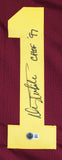 Arizona State Danny White "CHOF 97" Signed Maroon Pro Style Jersey BAS Witnessed