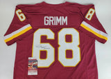 Russ Grimm Signed Washington Redskins Inscribed "HOF 2010" Jersey (JSA COA)