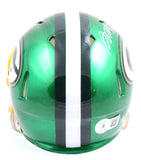 Davante Adams Autographed Packers Flash Speed Mini Helmet WS60665-Beckett W Holo