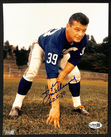 Hugh McElhenny New York Giants HOF JSA Auth Signed/Auto 8x10 Photo BA201980